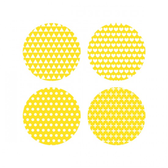 AVBG14-2019- gros badges jaune